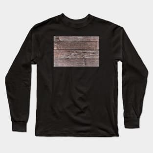 Detailed Wooden Fence Palings Long Sleeve T-Shirt